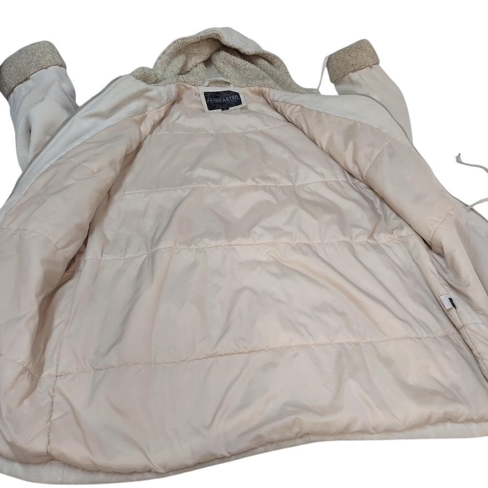 Forecaster of Boston Coat Women's Beige Tan Quilted Coat Size L - Picture 7 of 10